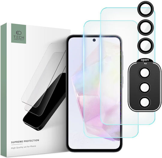 Tech-Protect Supreme Set Tempered Glass 2τμχ (Galaxy A55)