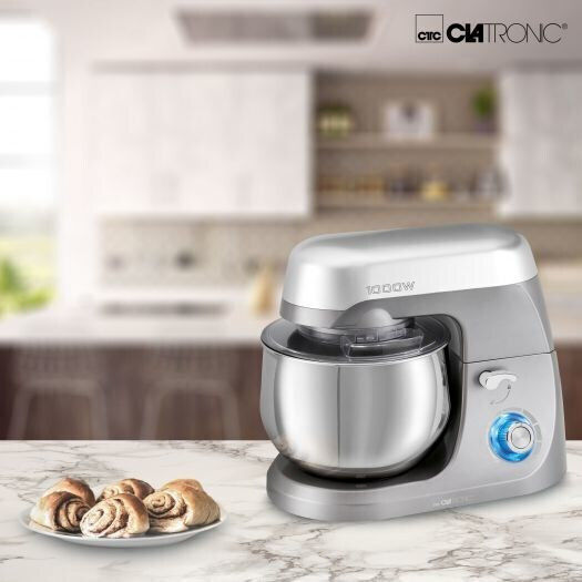 Clatronic KM 3709 263871 Mixează 1000W cu Vas din Oțel Inoxidabil 5lt Titan