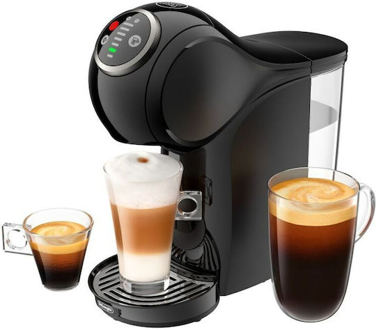 De'Longhi Genio S Plus Καφετιέρα για Κάψουλες Dolce Gusto Πίεσης 15bar Μαύρη