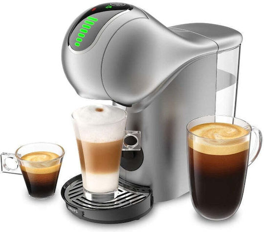 Krups Genio S Touch Kapsel-Kaffeemaschine Dolce Gusto Druck 15bar Silber