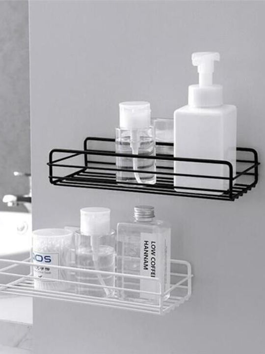 Next 35444-00-2 Wall Mounted Bathroom Shelf Metallic 26.5x10.5x5cm White