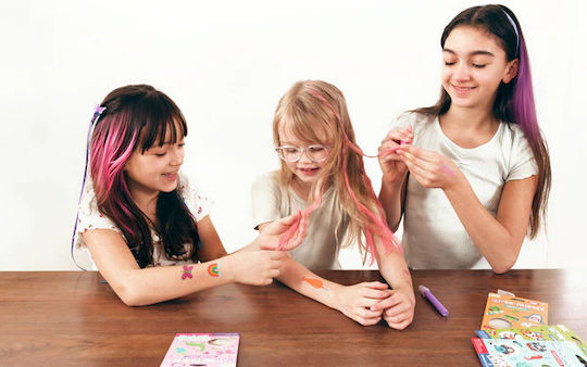 Hair Doodlers Colored Hair Pencils Set 6