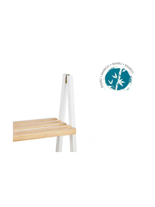 CMSpa Wall Mounted Bathroom Shelf Wooden 40.3x30x30cm Blue