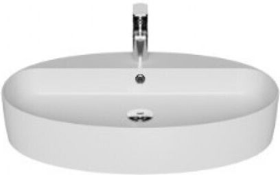 Creavit Loop Επικαθήμενος Νιπτήρας Πορσελάνης 70x40x11.5cm Creavit Loop Επικαθήμενος Νιπτήρας Πορσελάνης 70x40x11.5cm