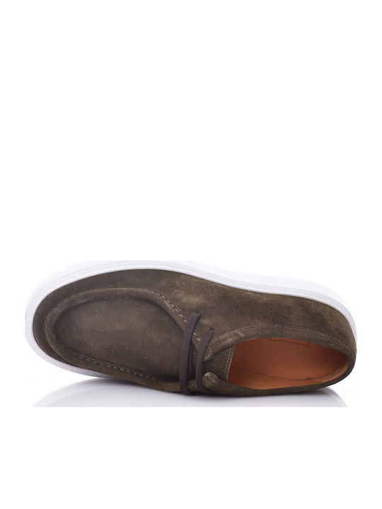 Men's Leather Moccasins Green