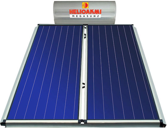 Helioakmi Megasun Ηλιακός Θερμοσίφωνας 200lt Glass Τριπλής Ενέργειας 4.2τ.μ. Επιλεκτικός