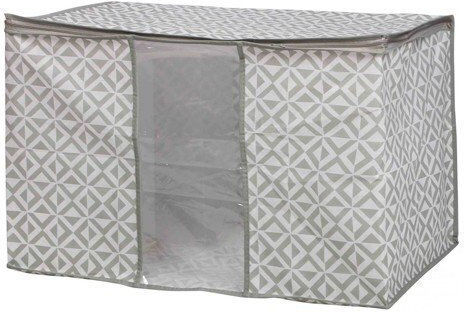 Sidirela Fabric Storage Case for Blanket/Duvet / Clothes in Beige Color 90x50x50cm 1pcs