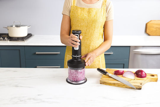 Ninja Foodi 3-in-1 Hand Blender with Stainless Steel Rod 850W Black