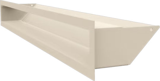 Kratki Ορθογώνια Περσίδα Τζακιού 80x9cm Μπεζ