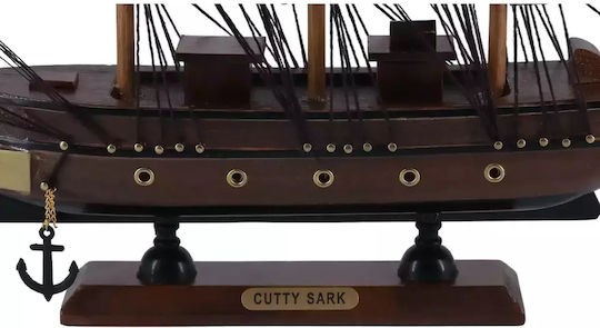 Corabie Decorativă din Lemn Cutty Sark 33cm