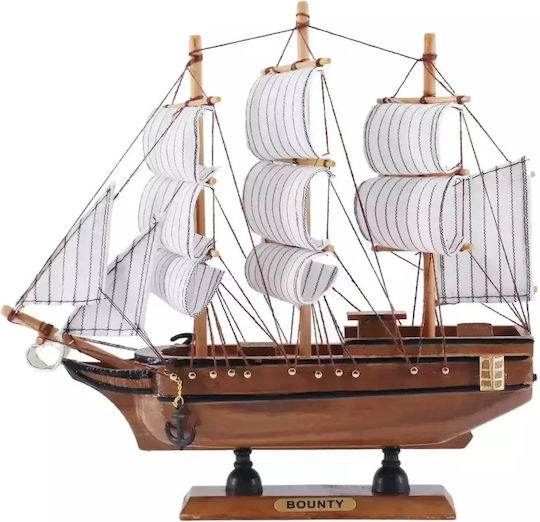 Navă Decorativă din Lemn Bounty 24cm