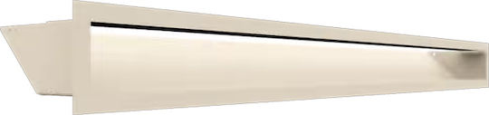 Kratki LUFT/9/100/45S/Κ Ορθογώνια Περσίδα Τζακιού 100x9cm Μπεζ