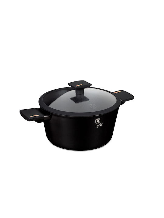 Berlinger Haus Monaco Collection Cookware Set Made of Aluminum Black with Non-stick Interior Coating 4 Pieces
