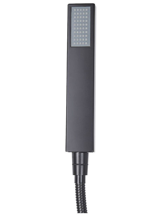 Beliani Mixing Shower Shower Faucet Complete Set Black