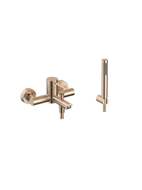 Karag Artemis Mischung Bade- / Duscharmatur Badewanne Komplettes Set Edelstahl Bronze