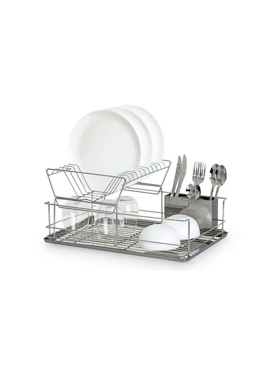 5Five Dish Drainer from Stainless Steel in Gray Color 47x32x22cm 146411