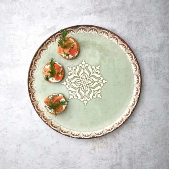 By Bone Geschirrset aus Porzellan Weiß 19Stück