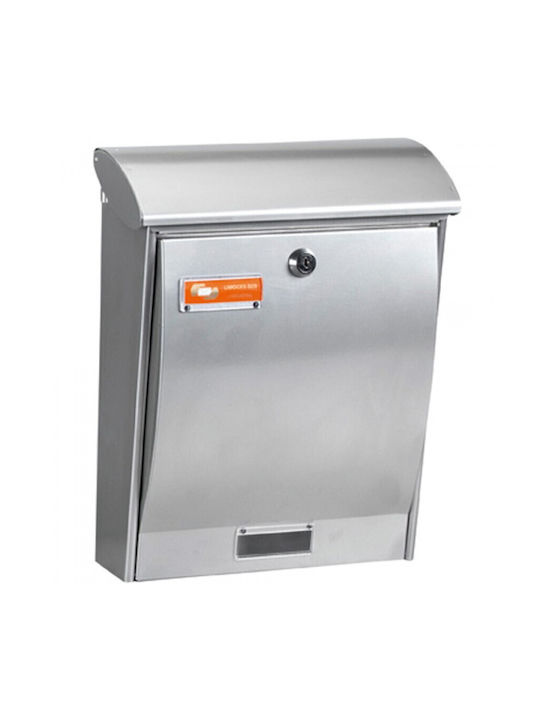 Viometal LTD Limoges 309 Outdoor Mailbox Inox Inox 24x7x32cm 0297