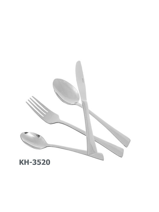 KING Hoff Cutlery Set Stainless Silver 72pcs
