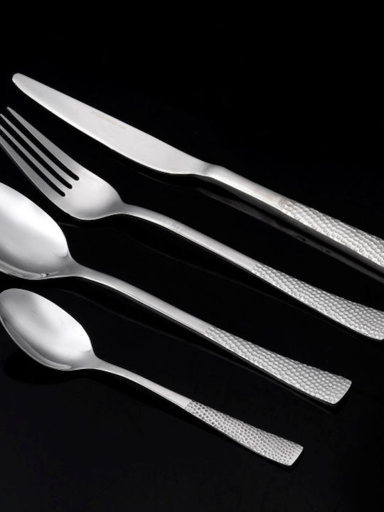 SP Tableware Cutlery Set Stainless Silver 24pcs