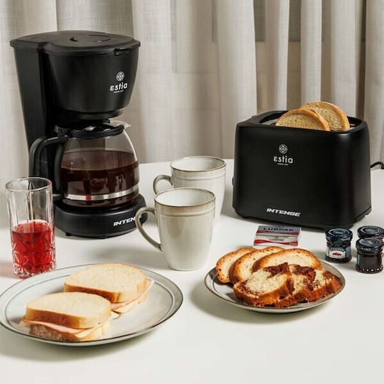 Estia Intense Filter Coffee Machine 1000W Dark Mat