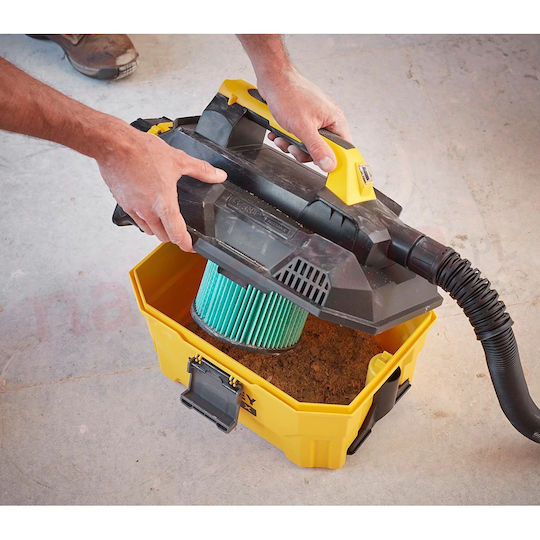 Stanley Fatmax Aspirator de mână reîncărcabil 18V Fără încărcător și baterie Galben