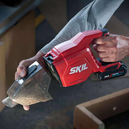 Skil 3158 CA Rechargeable Handheld Vacuum 20V without Battery and Charger Red