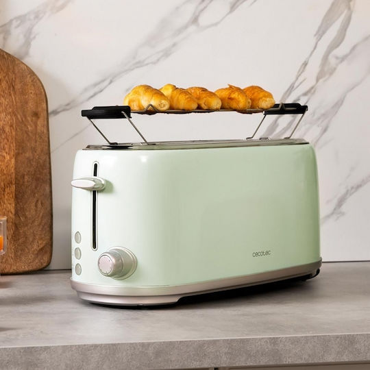 Cecotec Toast&Taste 1600 Retro Double Тостер Двуместна 1630W Син