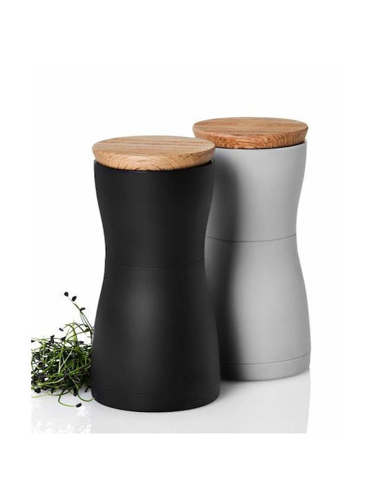 Ad Hoc Set Manual Râșnițe Condimente Ceramice în Culoare Negru 13.3cm 2buc
