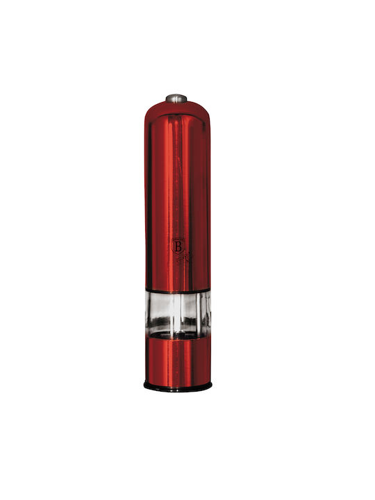 Berlinger Haus Metallic Line Electric Metallic Spice Mill Set Burgundy Collection 2pcs