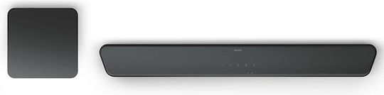 Philips Soundbar 2.1 Bluetooth και HDMI 120W με Ασύρματο Subwoofer και Τηλεχειριστήριο Γκρι TAB5309/10