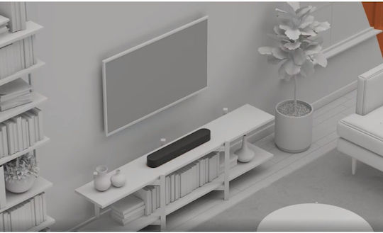 Sonos Beam (Gen 2) Soundbar 2.0 HDMI και Wi-Fi 80W Λευκό