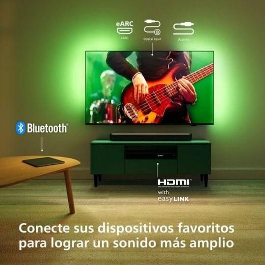 Philips Tab5109 Soundbar 2 Bluetooth și HDMI 120W cu Telecomanda Gri