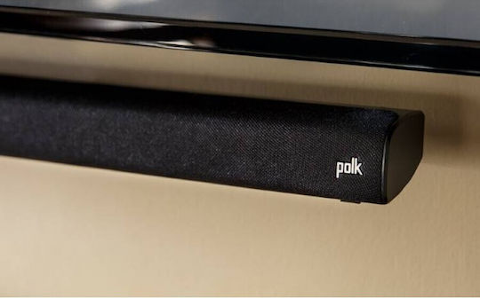 Polk Audio Signa S3 Soundbar 2.1 Bluetooth, HDMI und Wi-Fi 160W mit kabellosem Subwoofer und Fernbedienung Schwarz