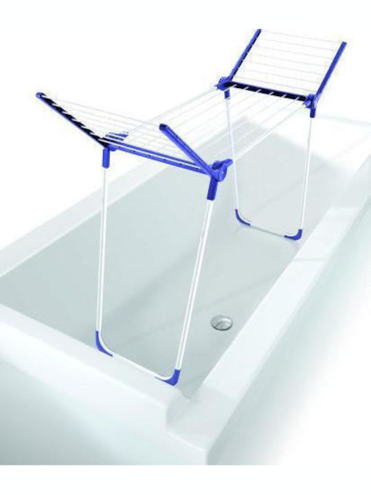 Leifheit Pegasus 120 Solid Compact Πτυσσόμενη Απλώστρα Δαπέδου από Αλουμίνιο με Μήκος Απλώματος 12m