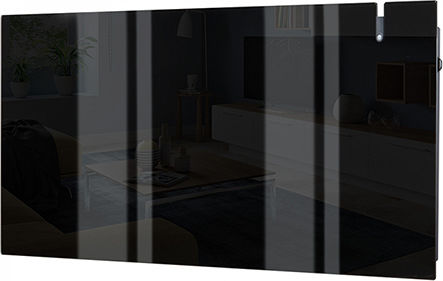 Radialight Aetherea Convectoare Perete 1500W cu Termostat Electronic 102x45cm Negru