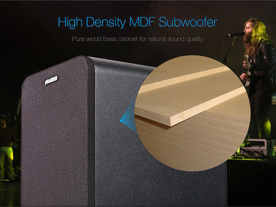 Fenda Αυτοενισχυόμενα Ηχεία με Bluetooth 60W (Ζεύγος) Μαύρα
