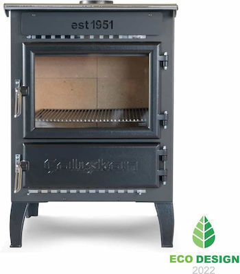 Caliskan 305 Steel Wood Stove 12.5kW Gray