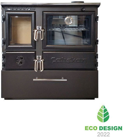 Caliskan 214-3D Χαλύβδινη Ξυλόσομπα 6.4kW Γκρι