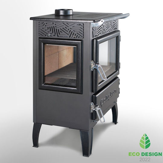 Caliskan 305-3D Χαλύβδινη Ξυλόσομπα 12.5kW Γκρι