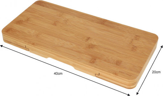 KING Hoff Servierplatte Hölzernes 40x19.5x3.2cm 1Stück