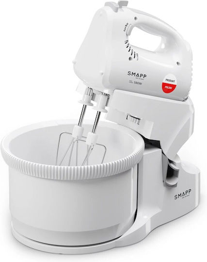 Smapp Mixer with Plastic Container 3.3lt 580W White