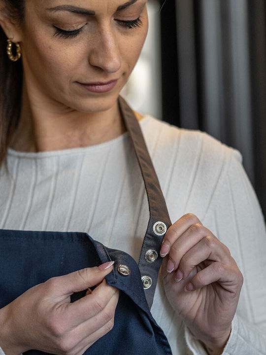 Guzzini Natural Style Apron Blue 85x70cm