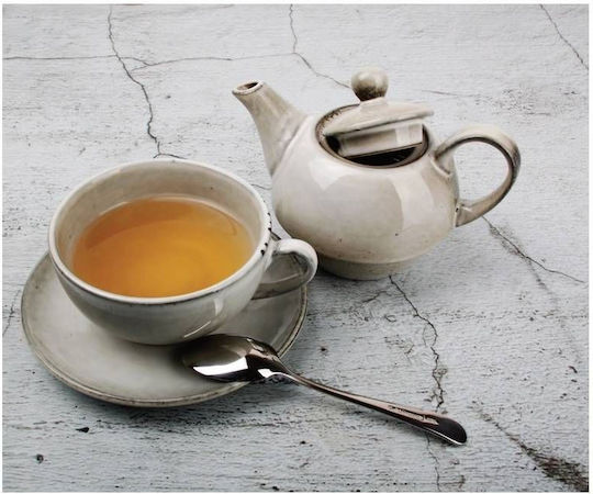 Salt & Pepper Artisan Set de Ceai cu Cană Ceramic Verde 2buc