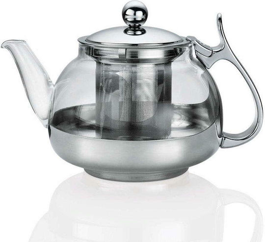 Kuchenprofi Ceainieră Cu Filtru Inox Transparentă 700ml