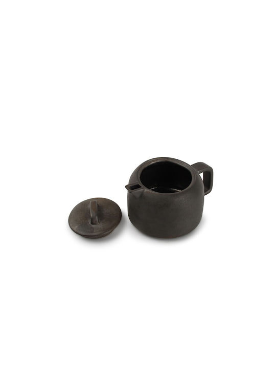 Salt & Pepper Τσαγιέρα Πορσελάνης Μαύρη 365ml