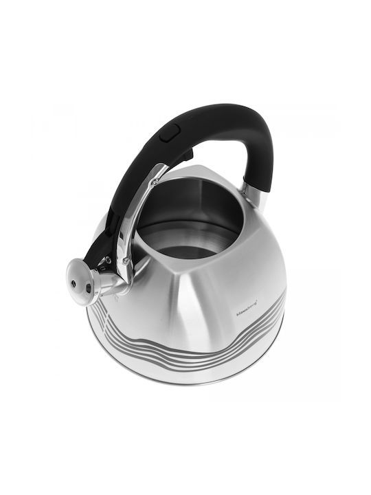 Klausberg Τσαγιέρα Ανοξείδωτη Γκρι 3000ml