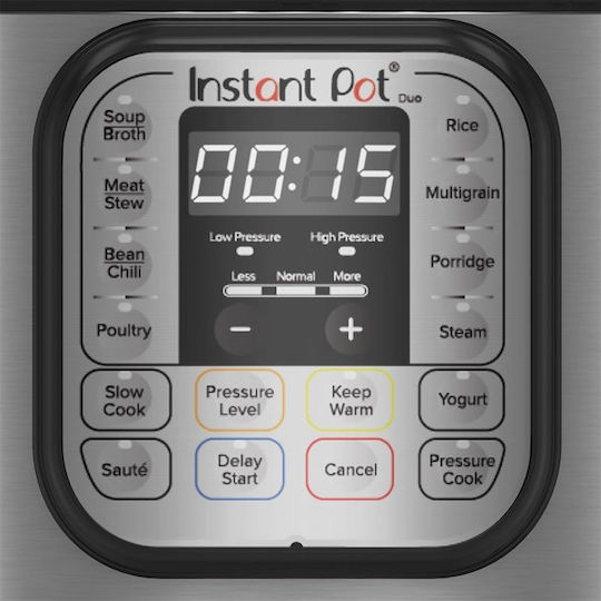 Instant Pot Duo 6 Мултикукър 1000W с Капацитет 5.7лт Сребрист