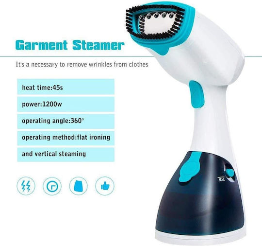 Sokany AJ-2205 Aparat de călcat cu abur pentru haine de Mână 1200W cu rezervor 260ml Roșu