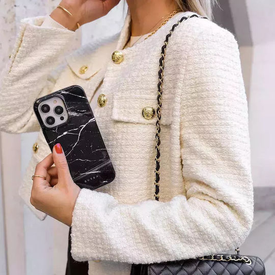 Burga Fashion Tough Back Cover Πλαστικό / Σιλικόνης Μαύρο (iPhone 16 Pro Max)